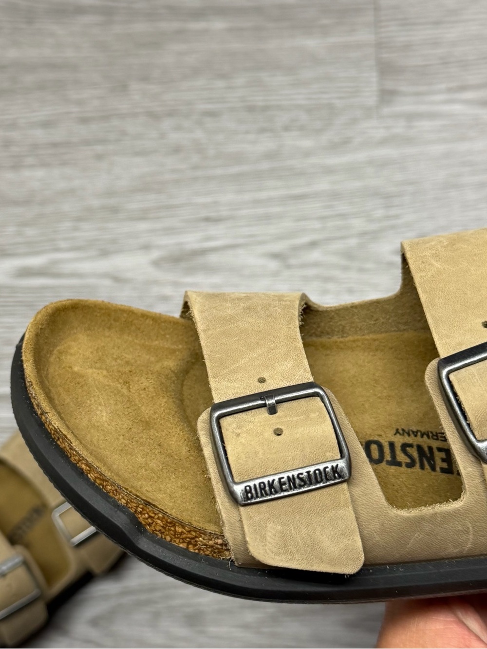 Birkenstock Milano Crosstown Oiled Leather Habana Sandals Sz 7 Mens 9 Women’s 40 - Picture 9 of 13